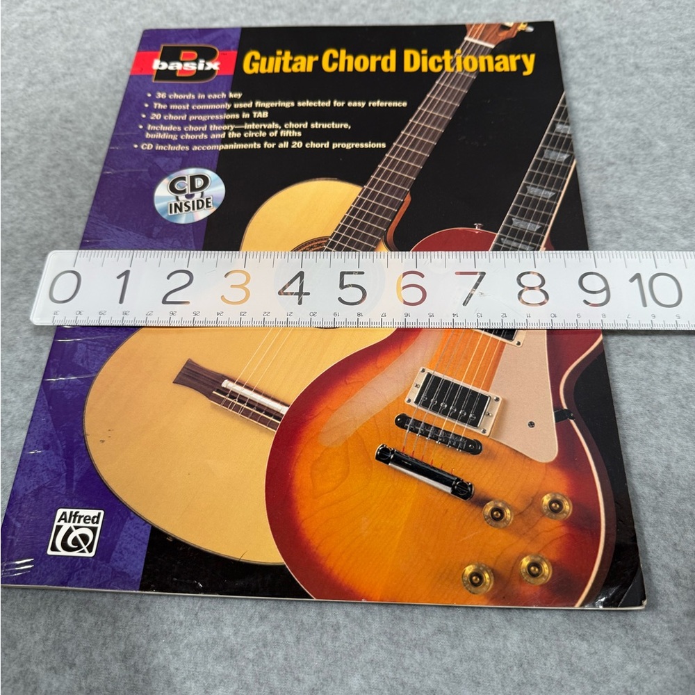 Basix Guitar Chord Dictionary Book CD Alfred Publishing 1996 Chords Theory Learn - Picture 15 of 16